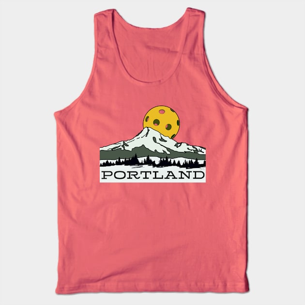 Greater Portland Pickleball Tank Top by T Santora